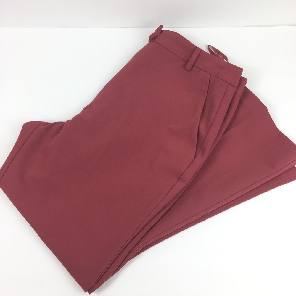 Topshop Maroon Dress Trousers Size 8 Pants